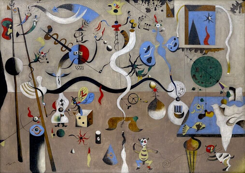 Joan Miro, HARLEQUIN’S CARNIVAL, 1924-25, 66 x 93 cm, oil on canvas - Albright-Knox Art Gallery, Buffalo, NY, USA
