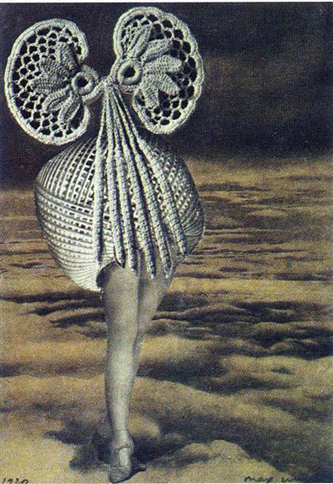 Max Ernst, ABOVE THE CLOUDS WALKS MIDNIGHT, 1920. Collage - The Museum of Modern Art, New York (MoMA)