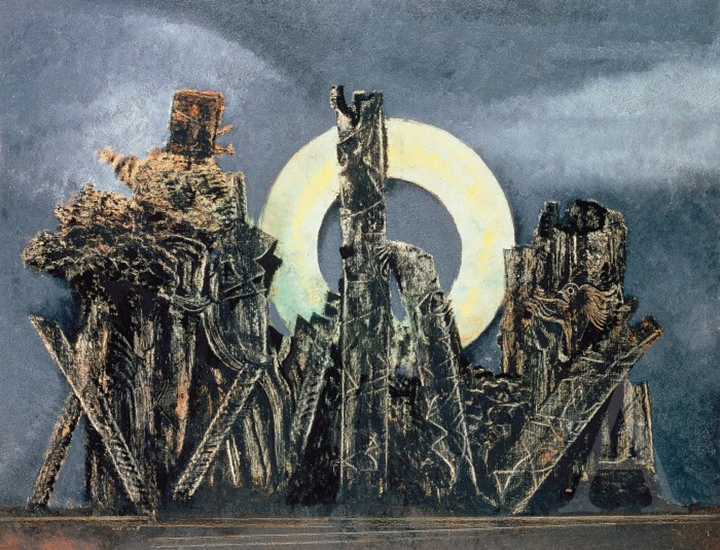 Max Ernst, THE GREAT FOREST, 1927, 96.3 x 129.5 cm, oil on canvas - Kunstmuseum, Basel, Switzerland
