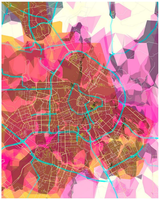 prettymaps (amsterdam) - von Aaron Straup Cope