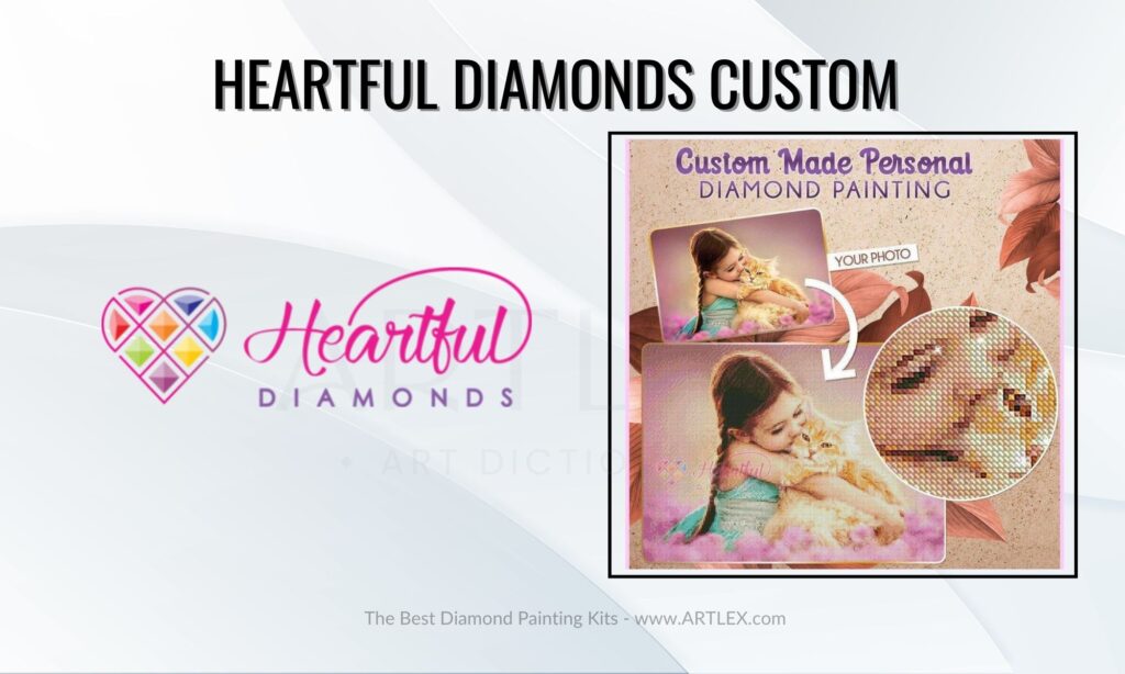 5D Diamond Painting Rainbow Puzzle Heart Kit