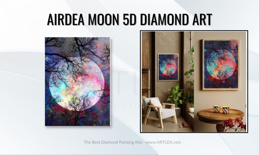 AIRDEA Moon 5D Diamond Art