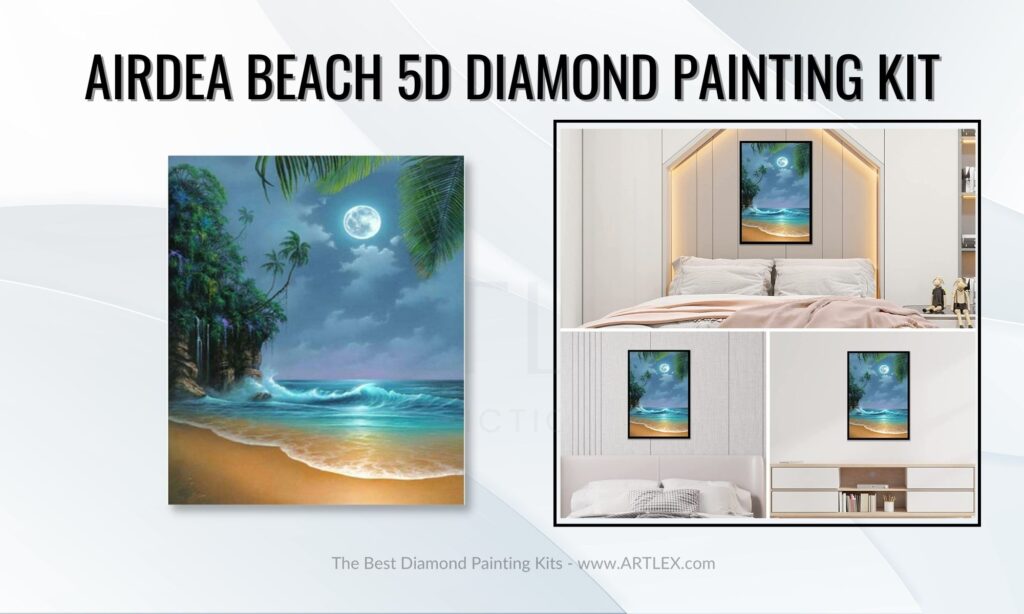 AIRDEA Beach 5D Diamond Painting Kit