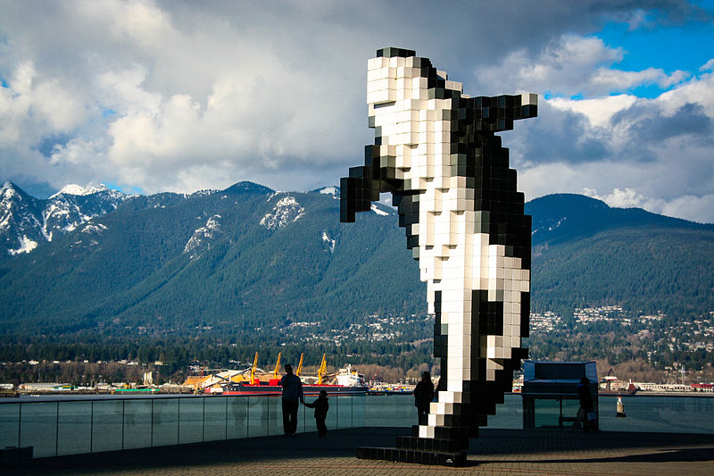 Digital Orca - Sculpture - Vancouver