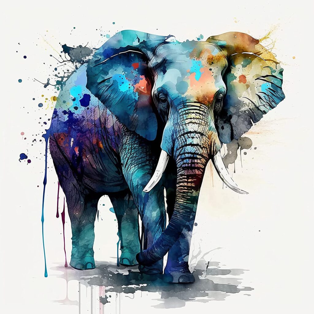 Diamond Painting Art Kits For Adults Elephant Diy 5d - Temu