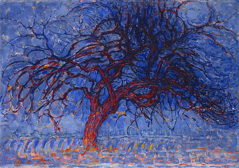 Piet Mondrian, 1908-10, Evening; Red Tree