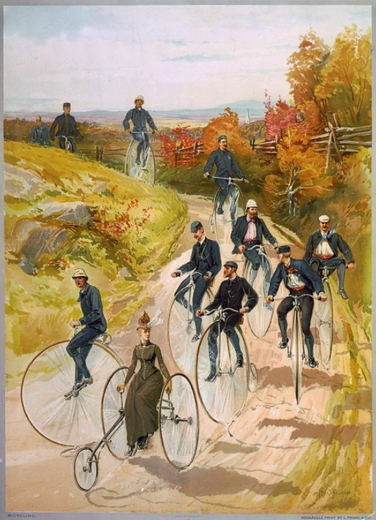 "Bicycling" by Henry Sandman