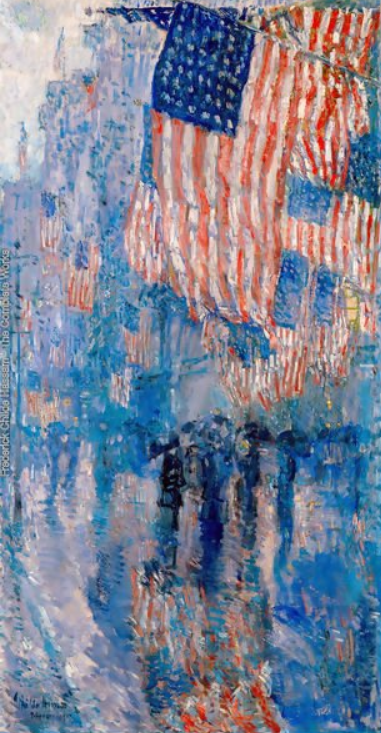 "The Avenue in the Rain" by Childe Hassam