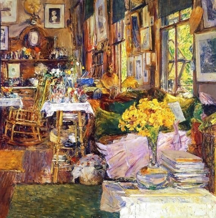"The Room of Flowers" by Childe Hassam
