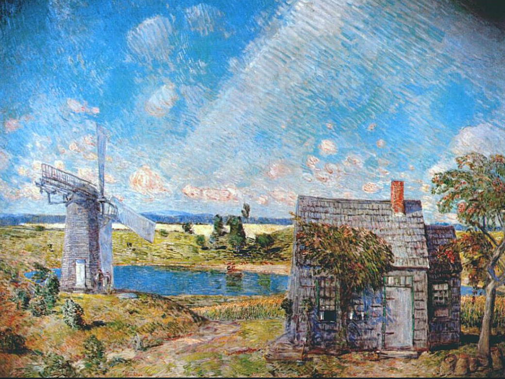 "Old Long Island Landscape" by Childe Hassam