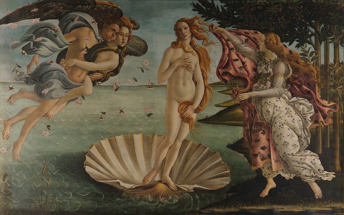 The Birth of Venus - Sandro Botticelli, 1483 - 1485