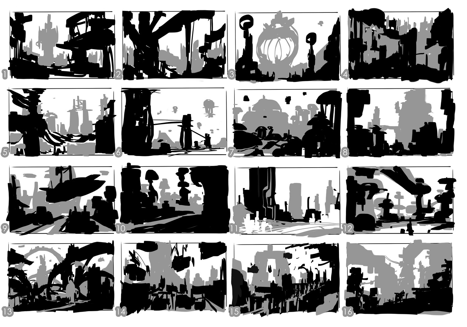 Thumbnailing Art Composition