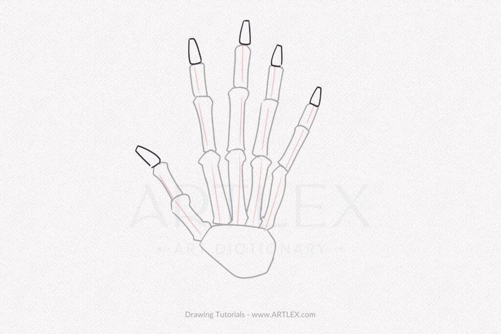 Drawing skeleton hands on my hands in class..,,. Bow before me