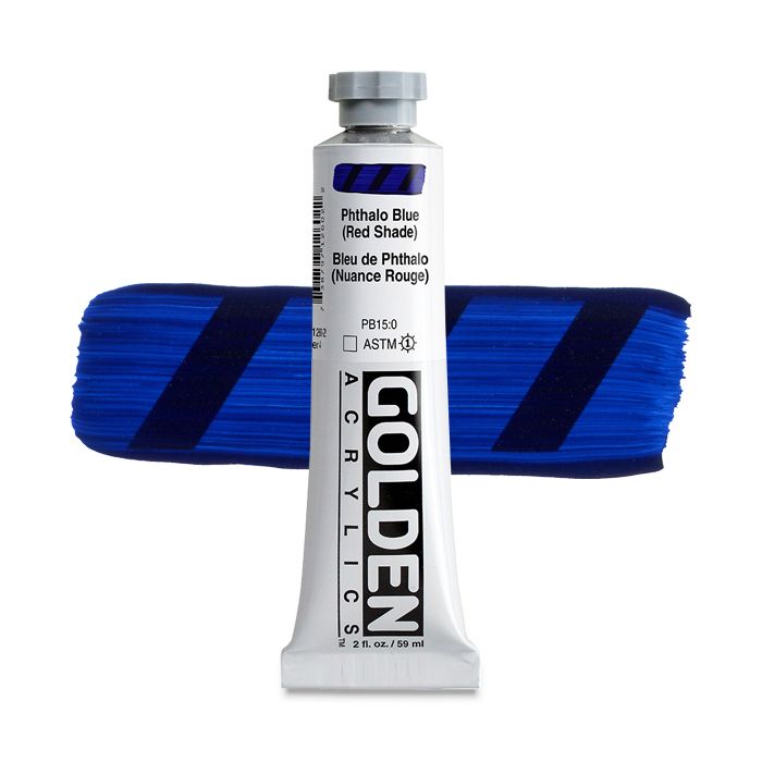 Blue Acrylic Paint Tube