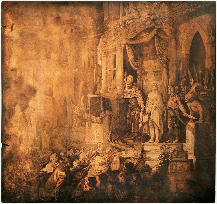 Ecce Homo von Jan Norblin, Kupferstich