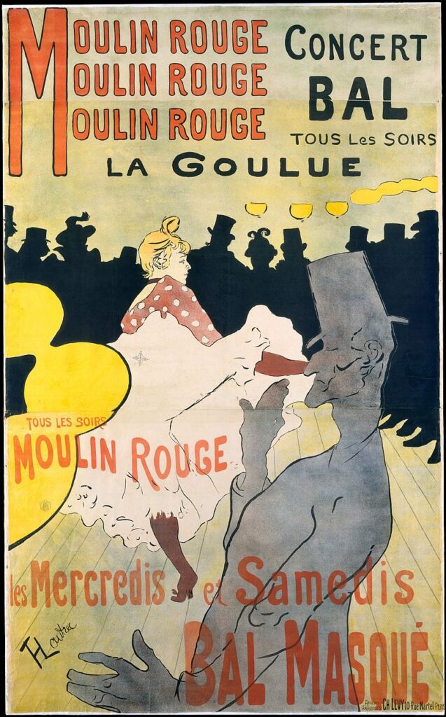 Moulin Rouge - La Goulue by Henri de Toulouse-Lautrec, 1891