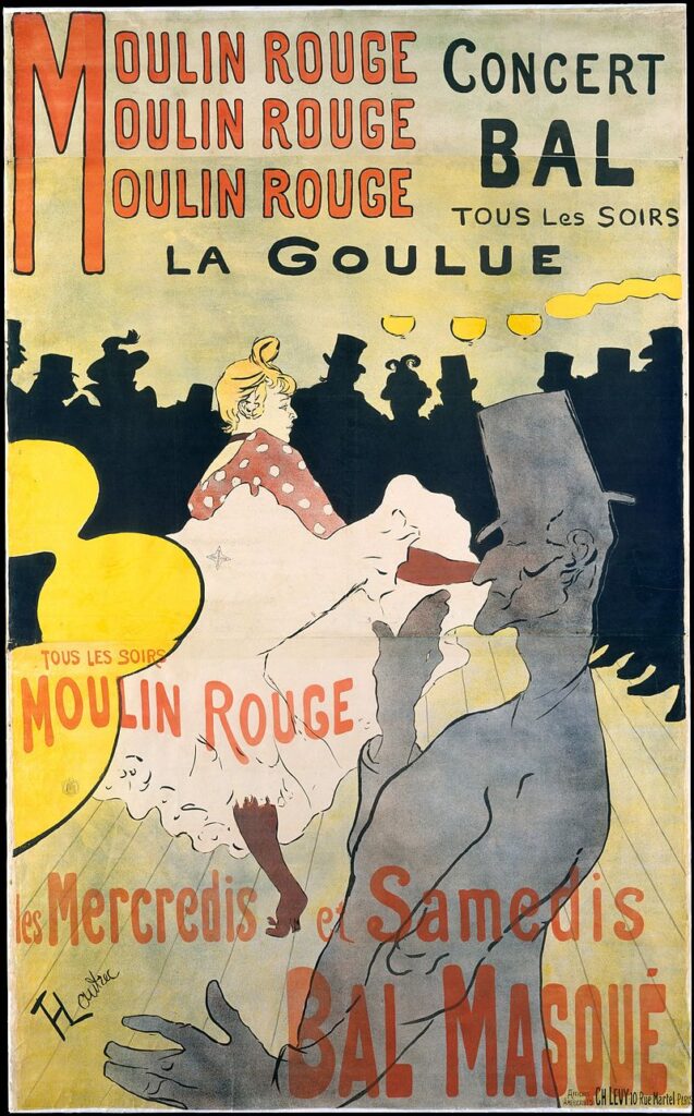 Moulin Rouge - Henri de Toulouse-Lautrec tarafından La Goulue, 1891