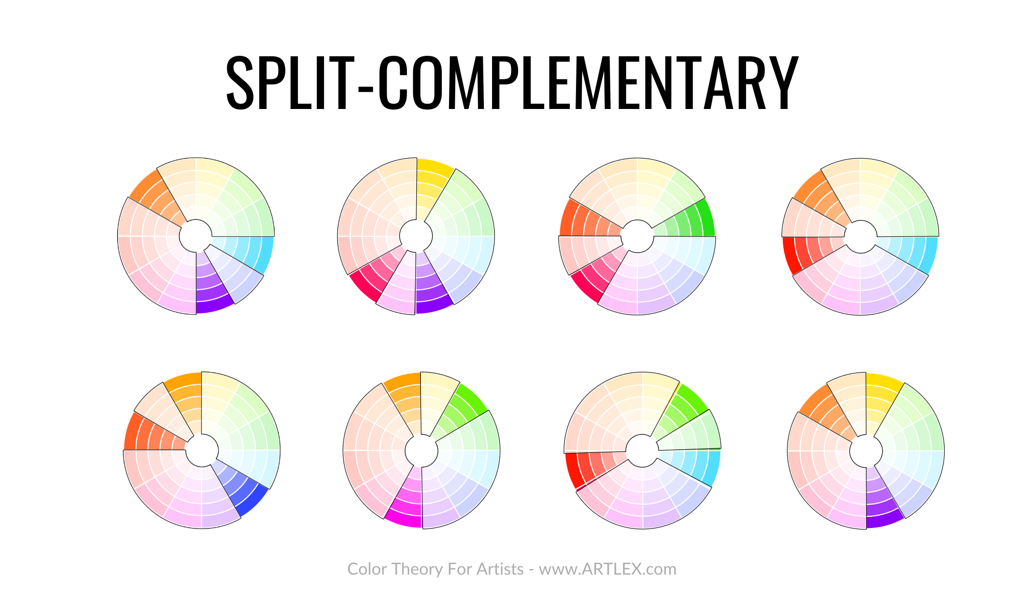 Split Complementary Colors