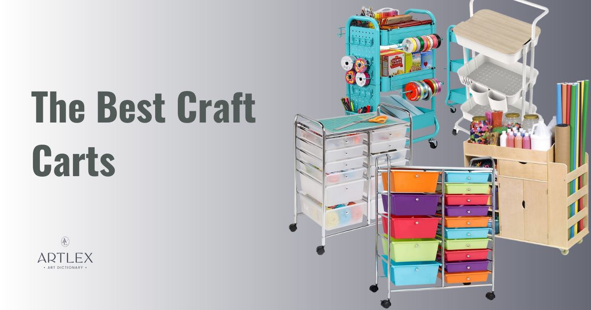 Best Rolling Craft Supply Storage Cart –