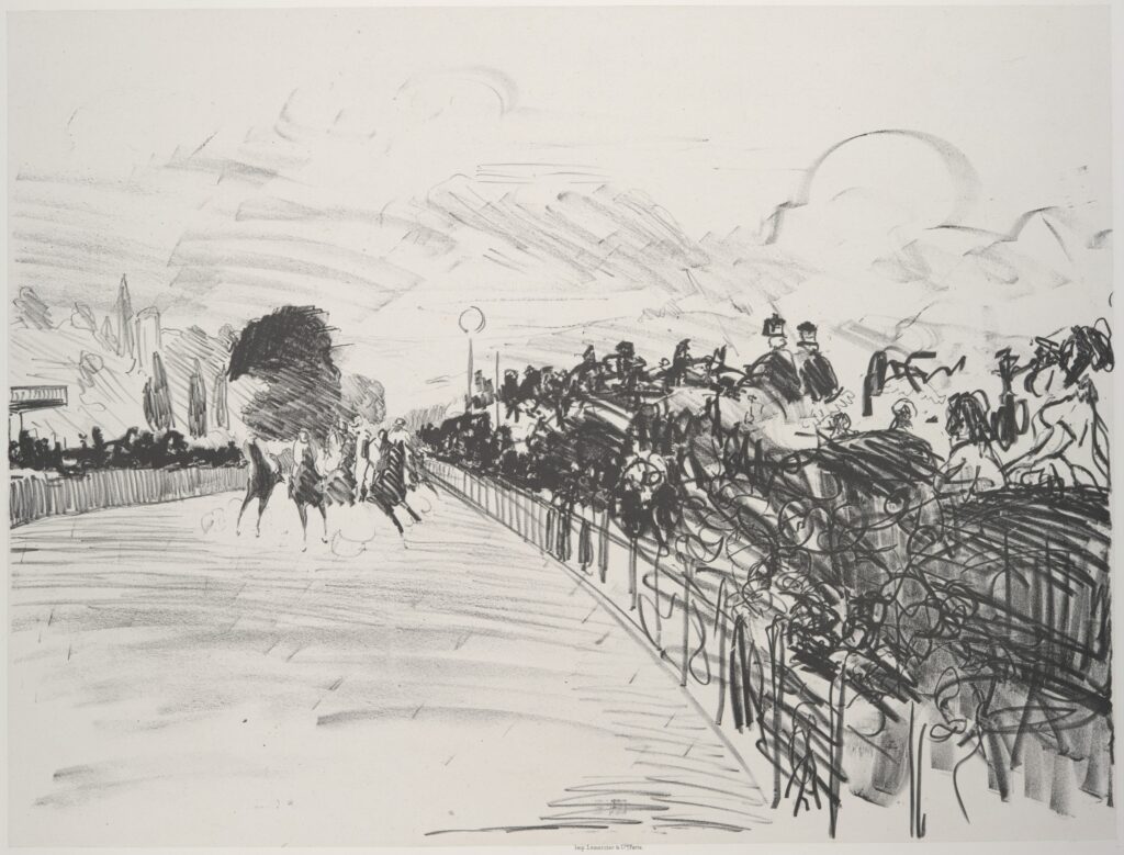 The Races (Les Courses) by Edouard Manet, 1865-72