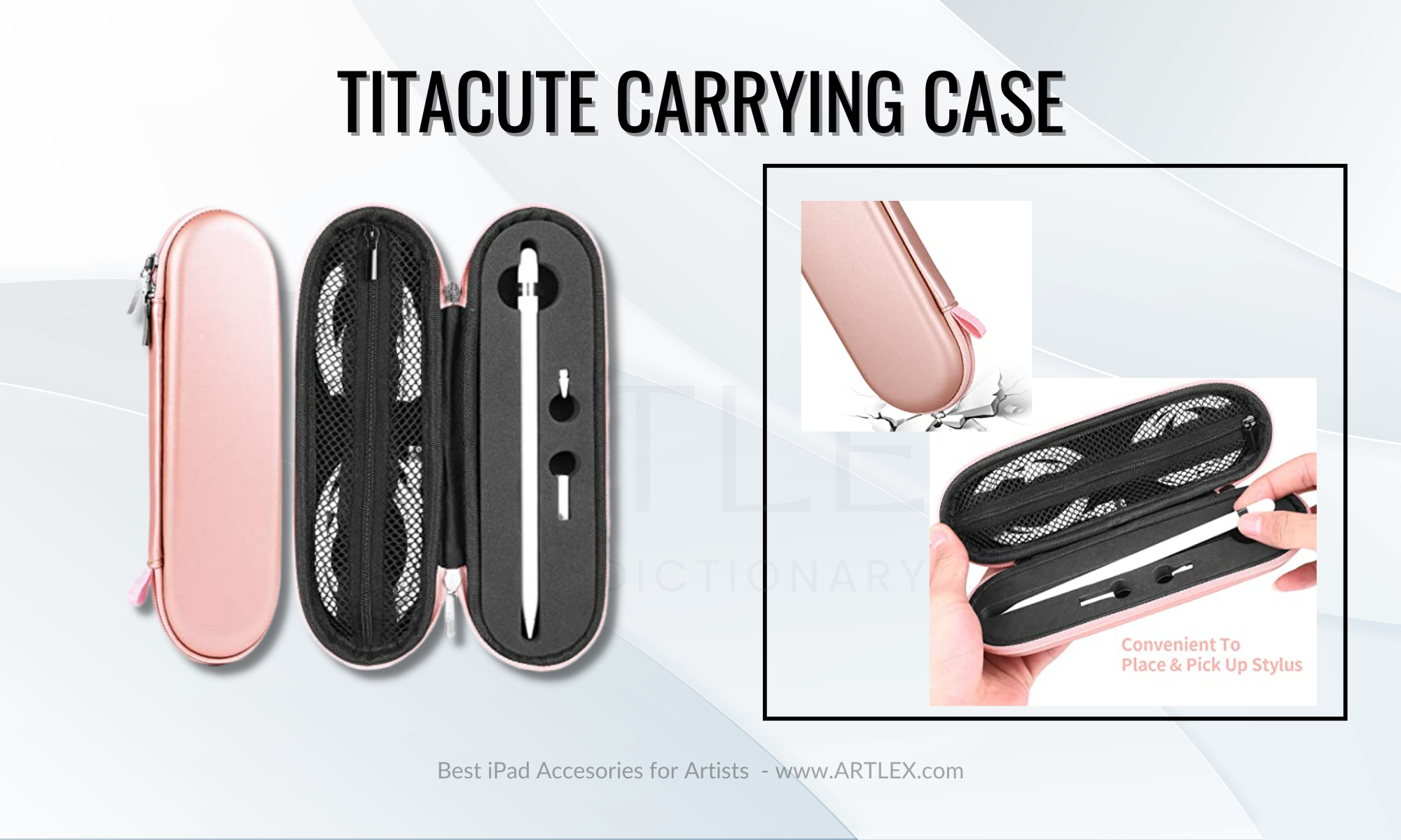 Meilleur étui pour Apple Pencil - Titacute Carrying Case