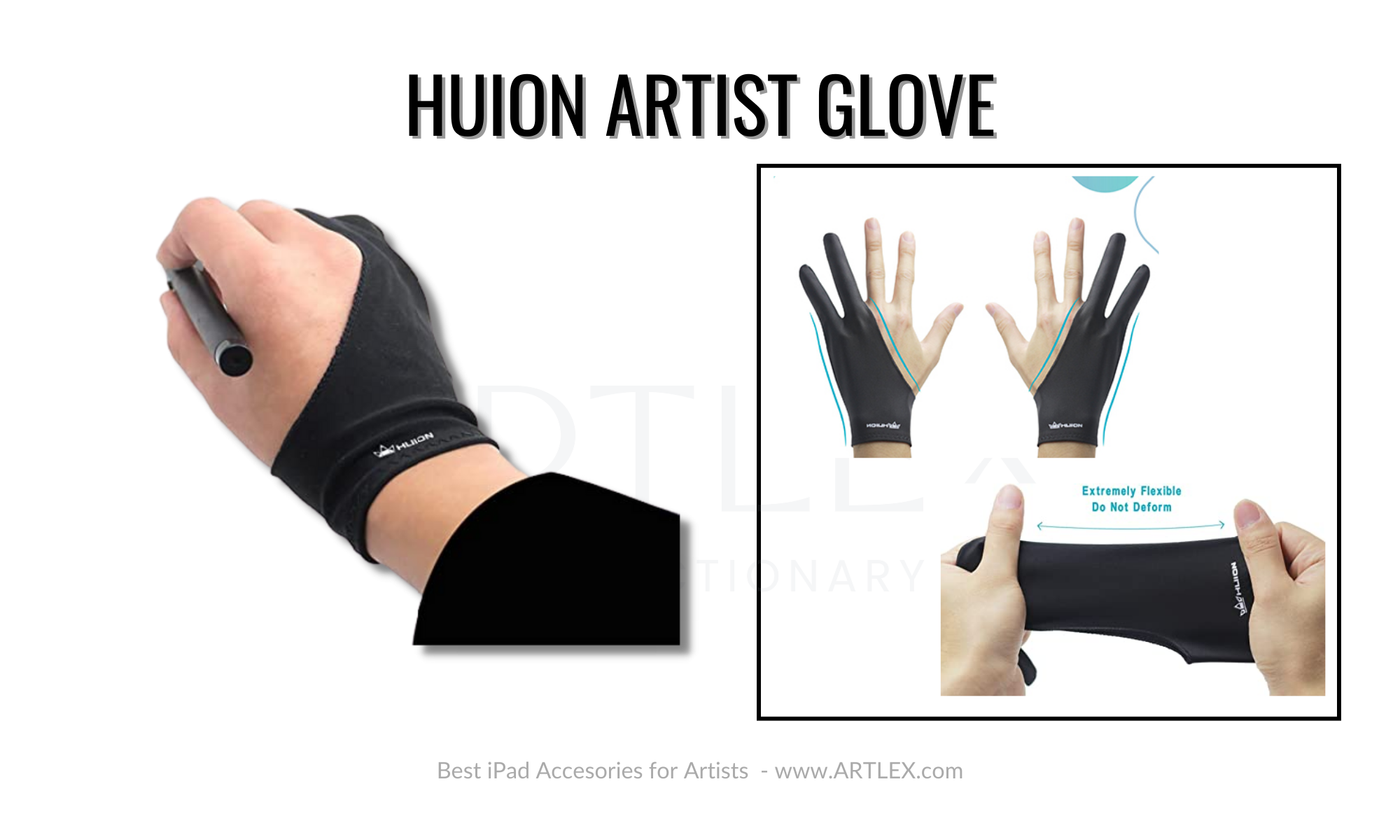 Il miglior guanto da artista per iPad - Huion Artist Glove