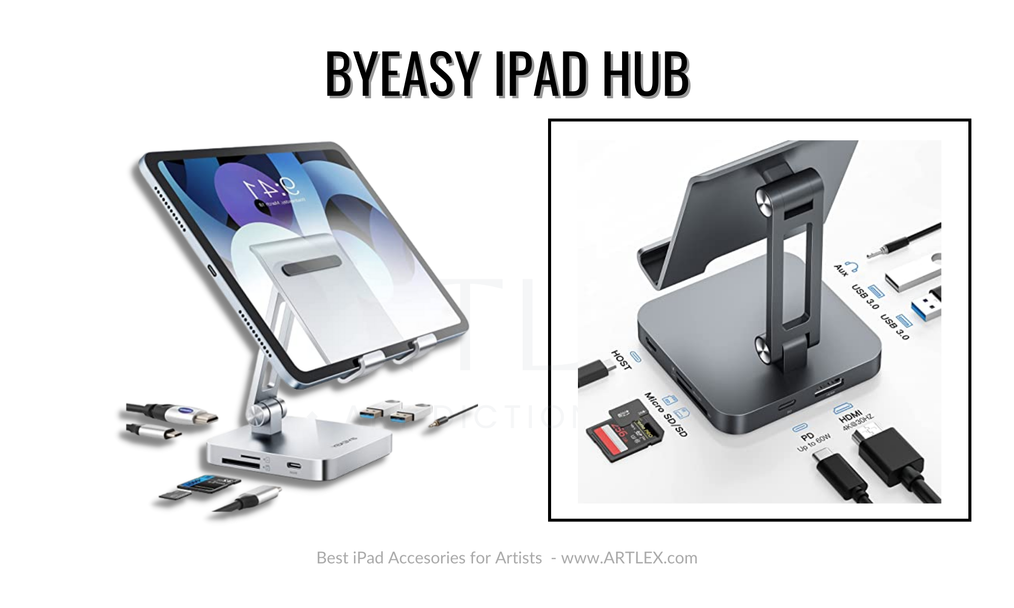 Best Base Hub — BYEASY iPad Hub
