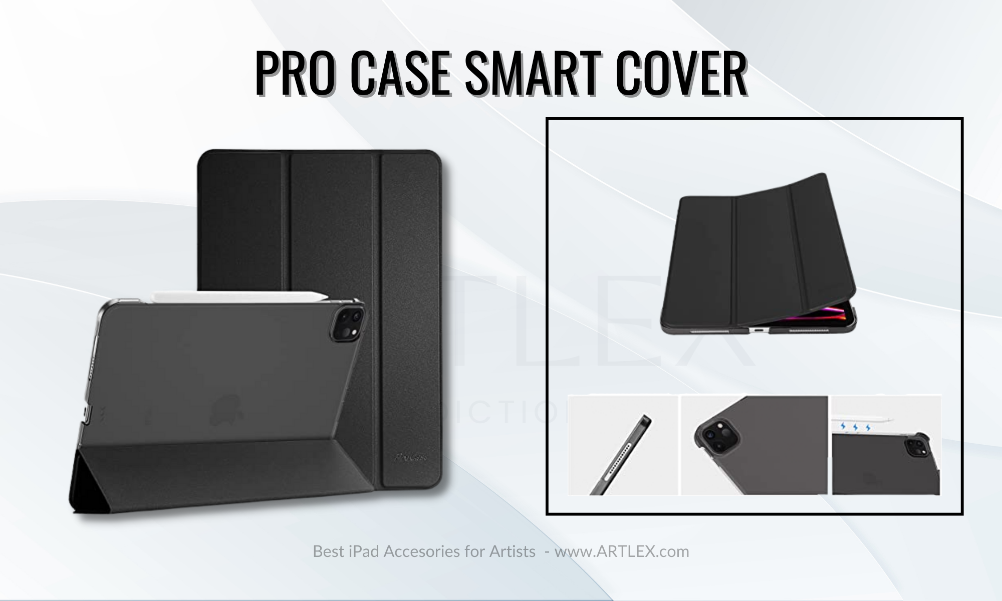 Meilleur étui pour iPad à petit prix - ProCase Smart Cover