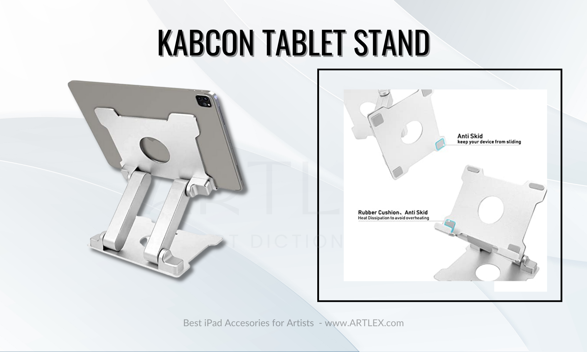 Meilleur support de tablette ergonomique - KABCON Tablet Stand