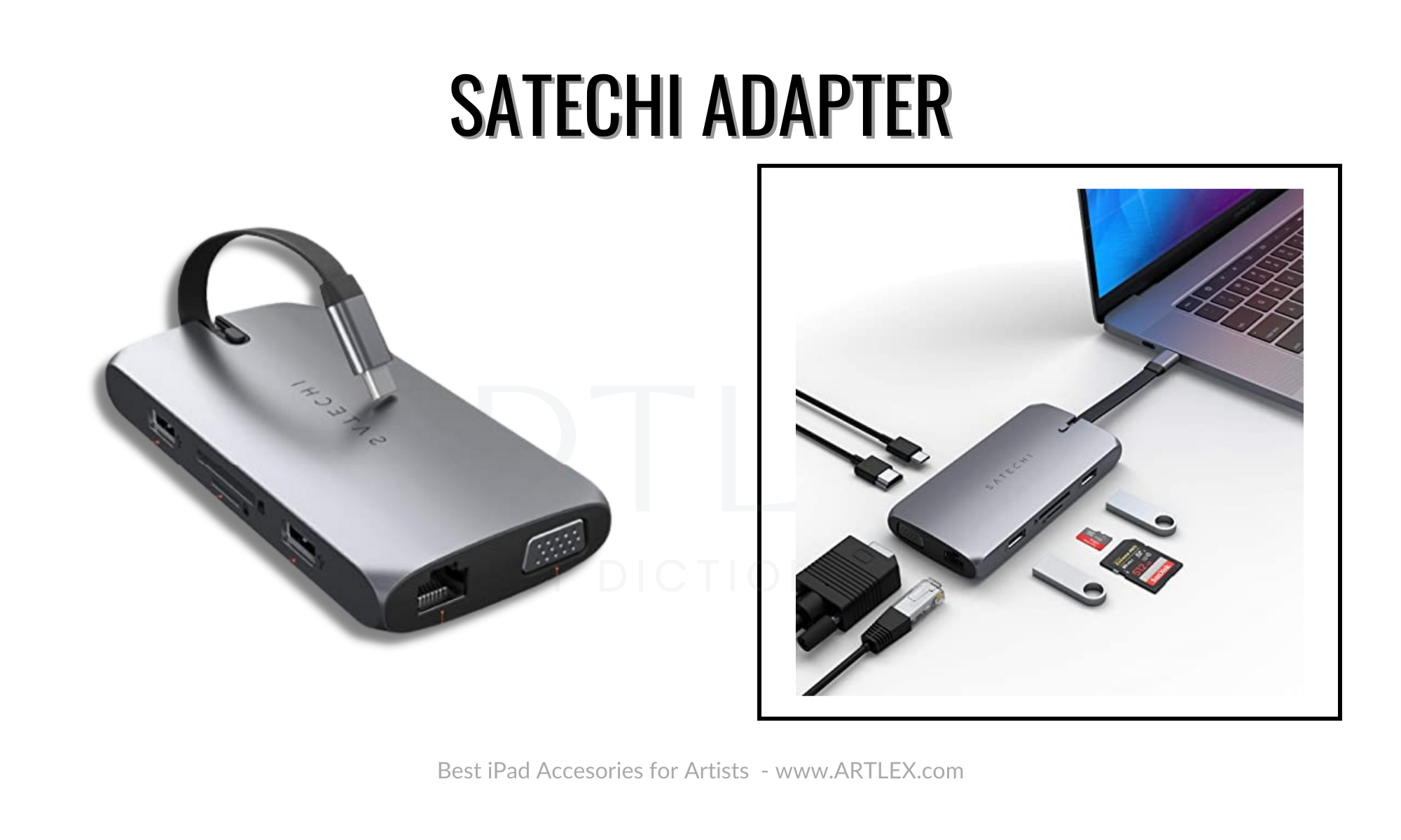 Best Hub —Satechi USB-C Adapter