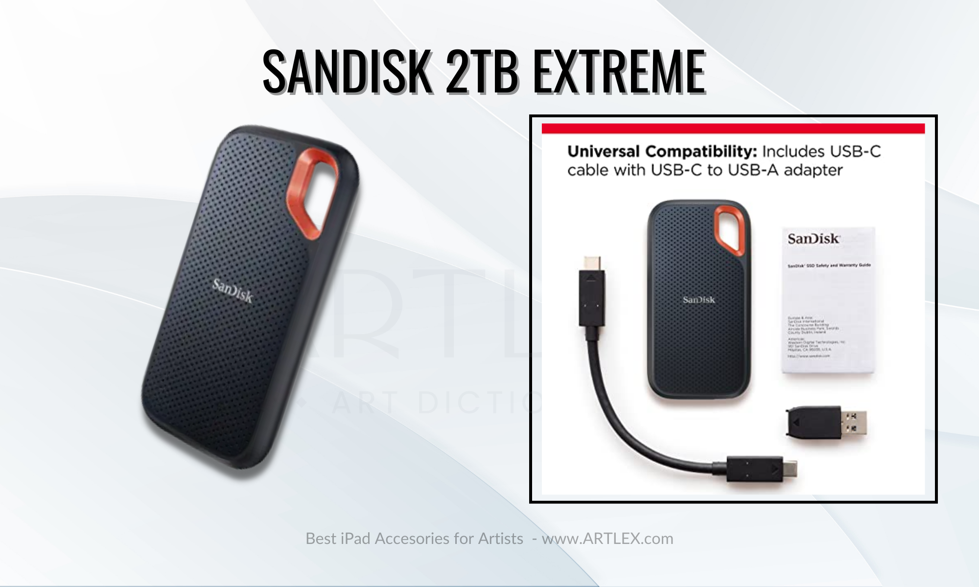 Meilleur disque SSD - SanDisk 2TB Portable SSD
