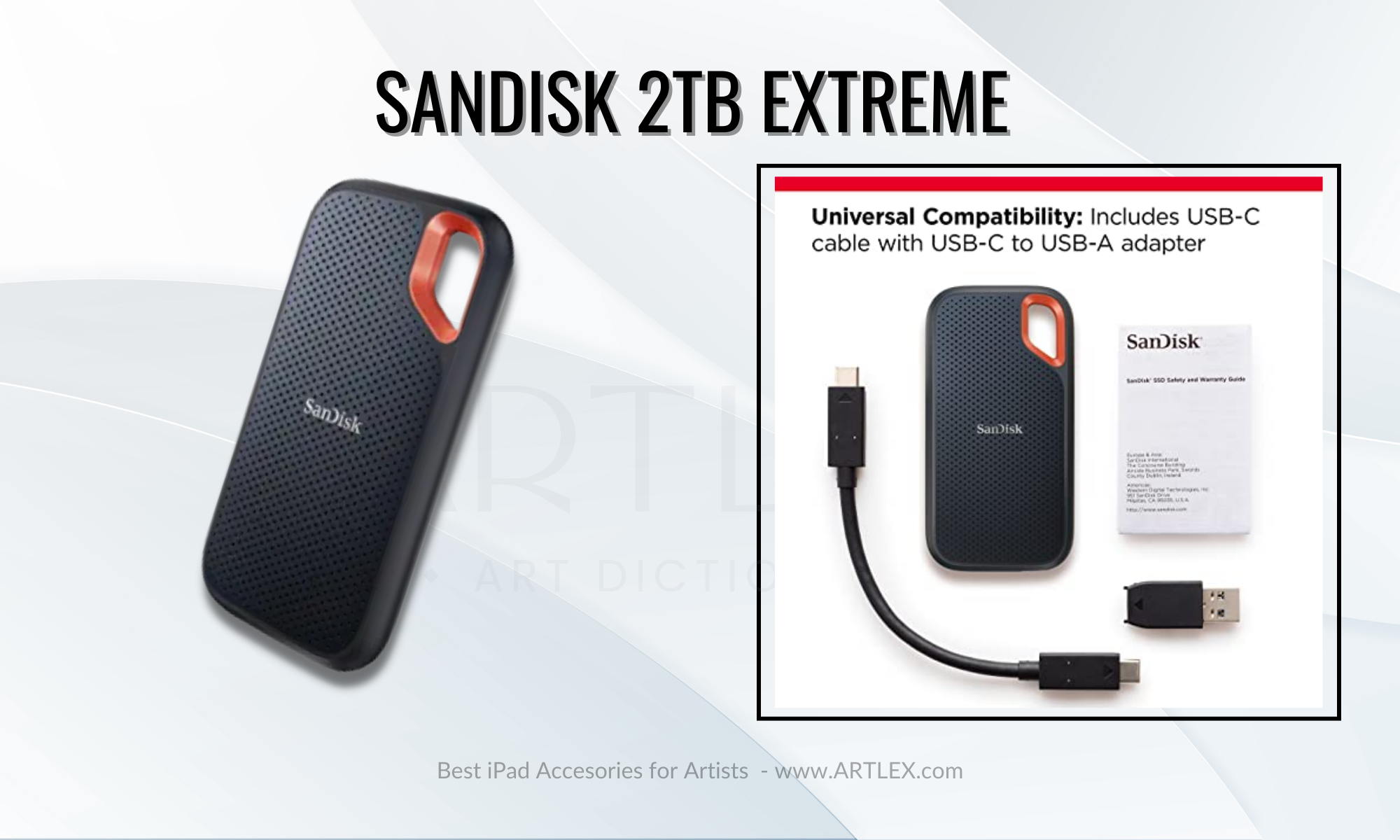 En İyi SSD Sürücü - SanDisk 2TB Taşınabilir SSD