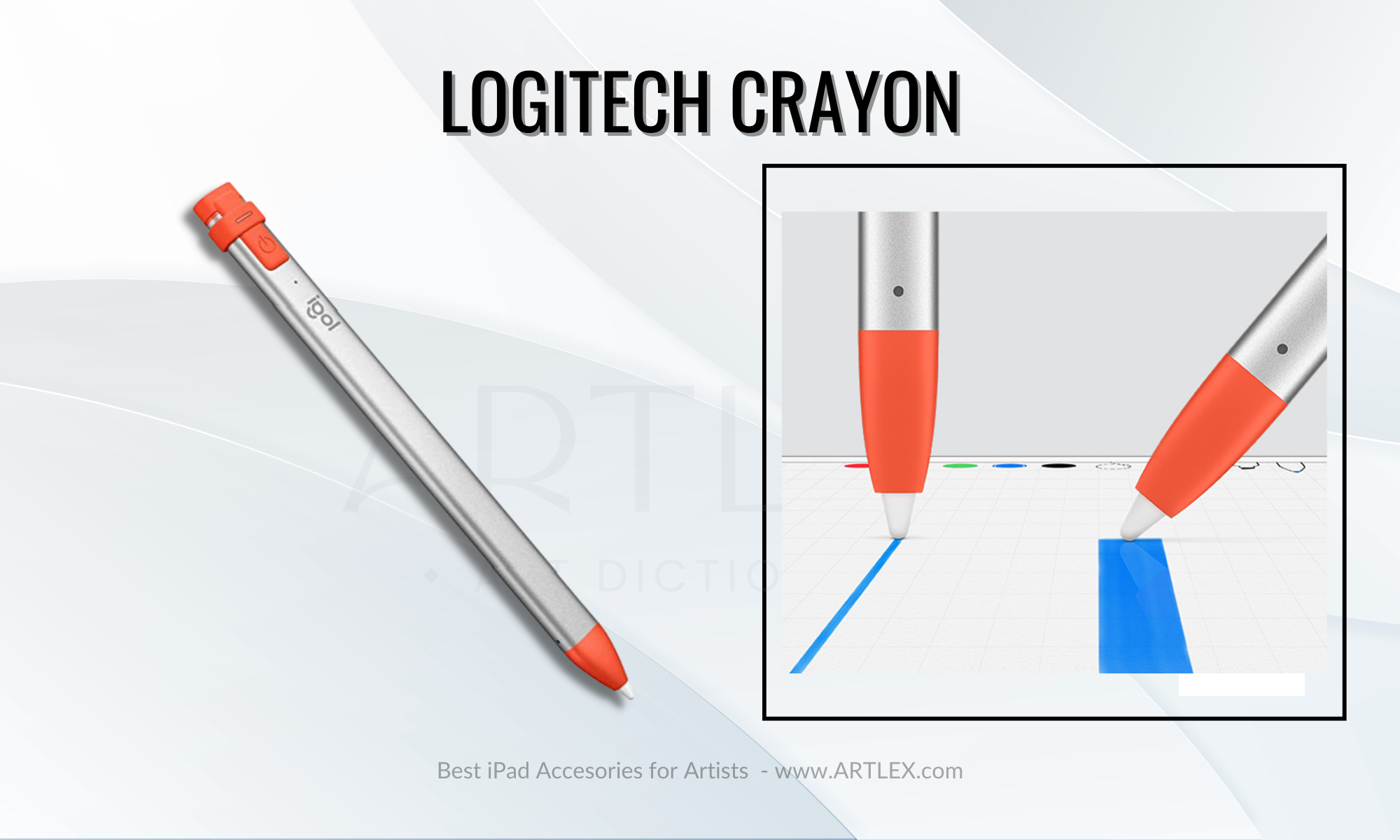 Meilleur stylet alternatif pour l'écriture - Logitech Crayon Digital Pencil