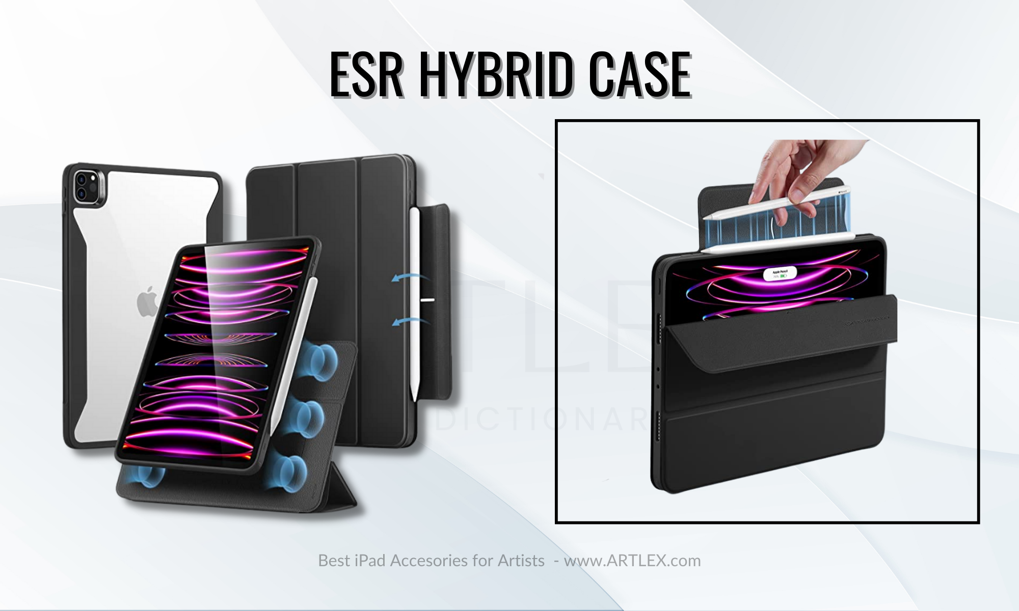 Mejor funda y cubierta para iPad - ESR Hybrid Case