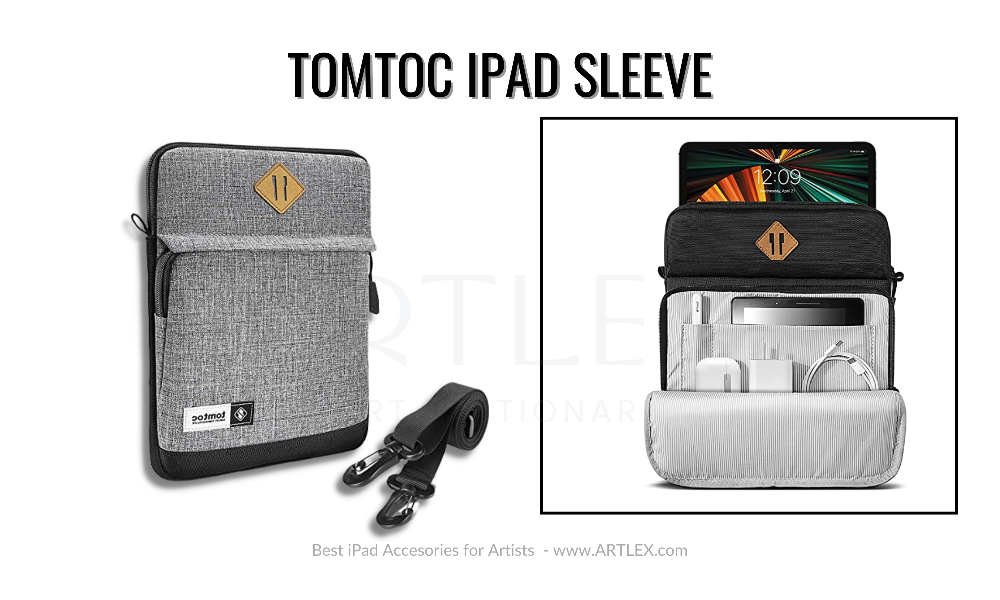 Mejor funda para iPad en general - Tomtoc Tablet Sleeve