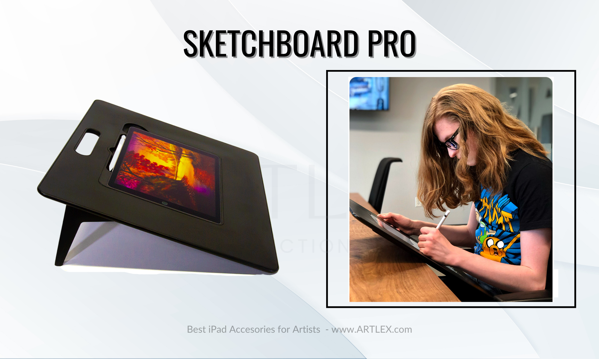 Il miglior supporto per iPad per artisti - Sketchboard Pro