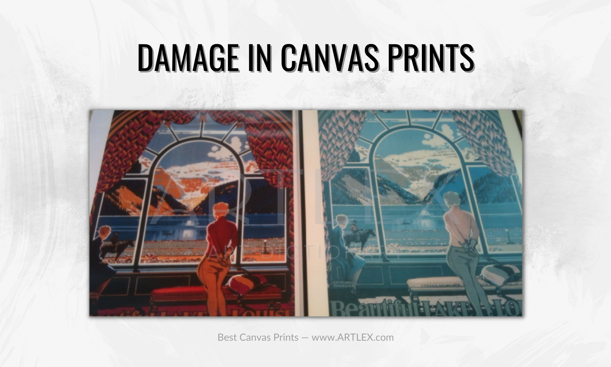 Damage in Canvas Prints