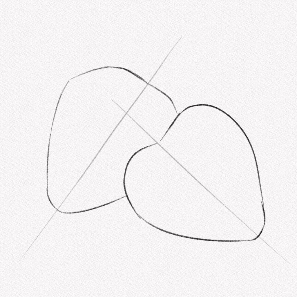 how to draw a strawberry