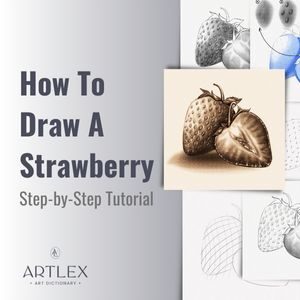 How To Draw A Strawberry