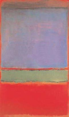 No. 6 (Violet, Green, and Red) by Mark Rothko