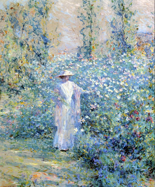 "In the Flower Garden" by Robert Reid