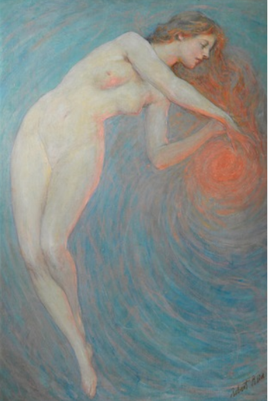 "Nude with Orbit" by Robert Reid