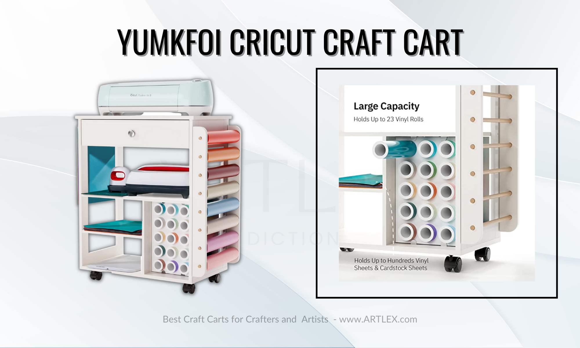 The 6 Best Craft Carts for Crafters and Artists in 2023 (October) – Artlex