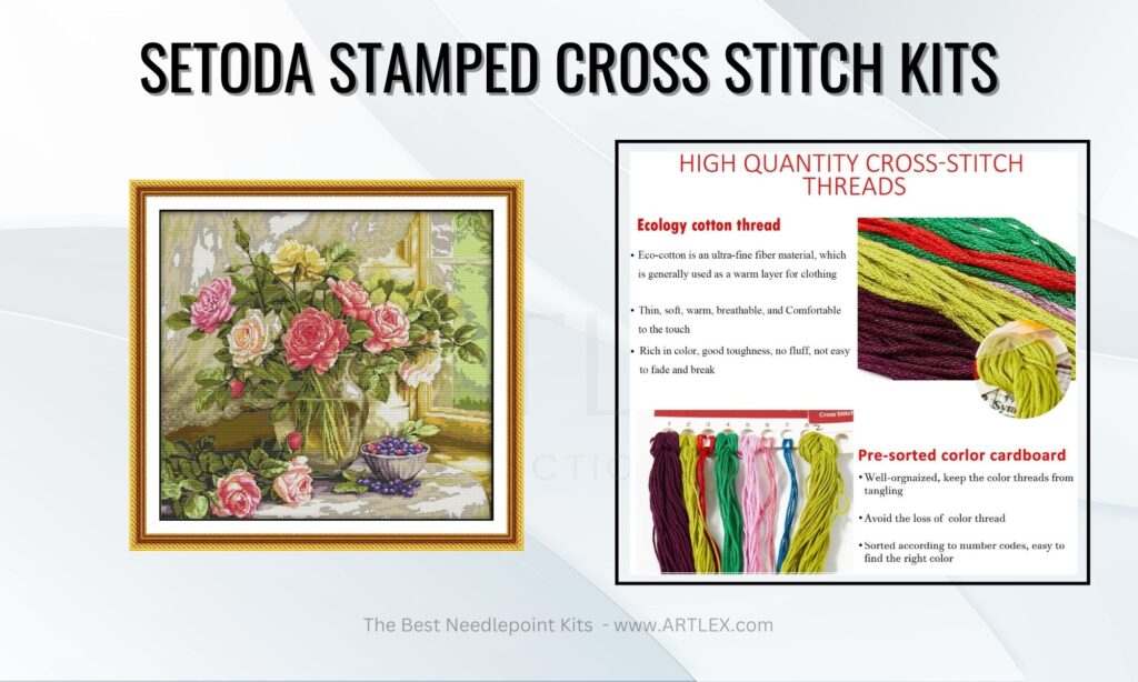 Setoda Stamped Cross Stitch Kits