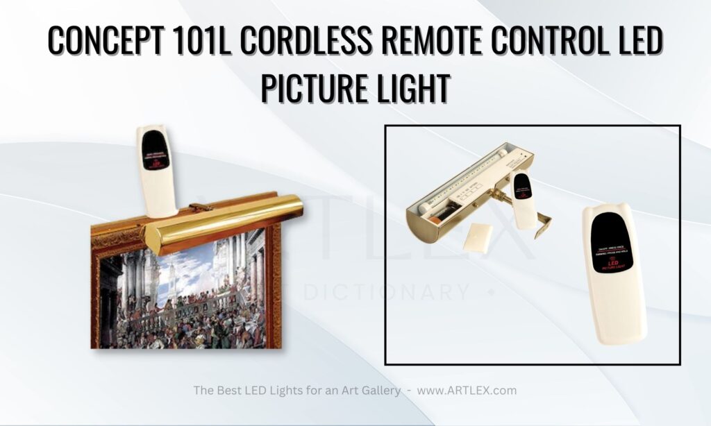 Concept 101L Cordless Remote Control LED Picture Light