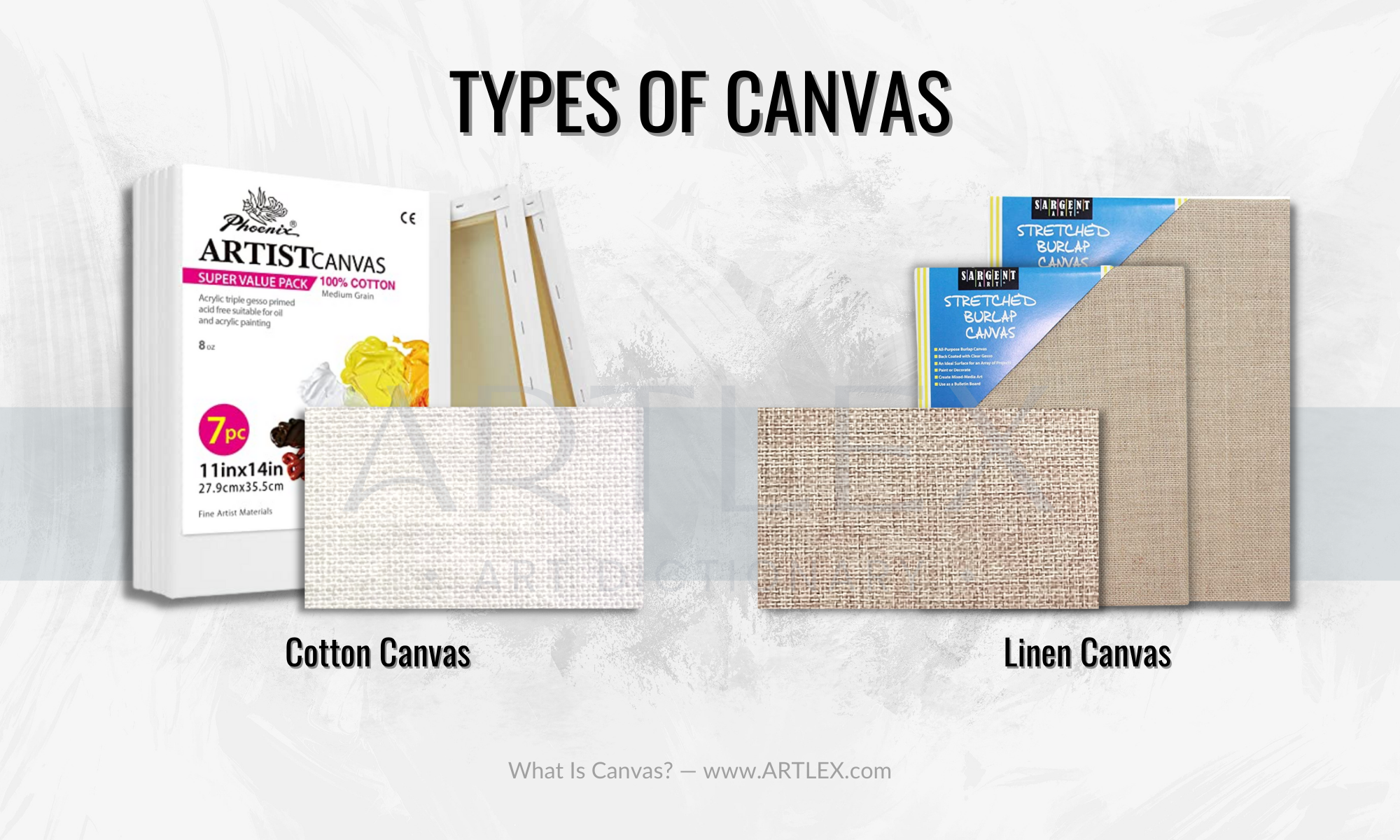 Types of Canvas for Painting - Best for You