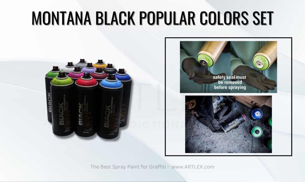 Montana BLACK Popular Colors Set