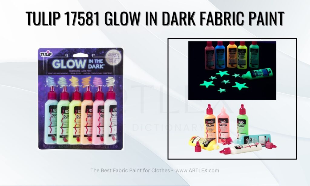 Tulip Glow in the Dark Dimensional Fabric Paint