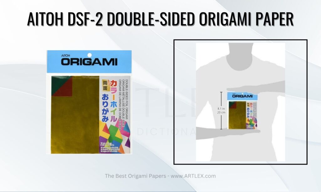 Aitoh DoubleSided Foil Origami Paper