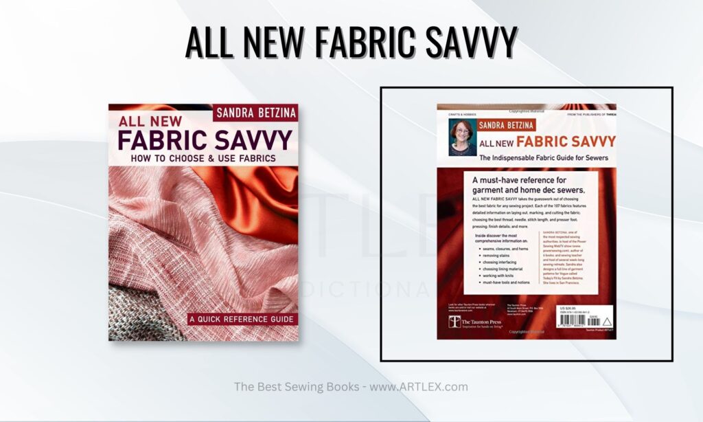 All New Fabric Savvy, by Sandra Betzina